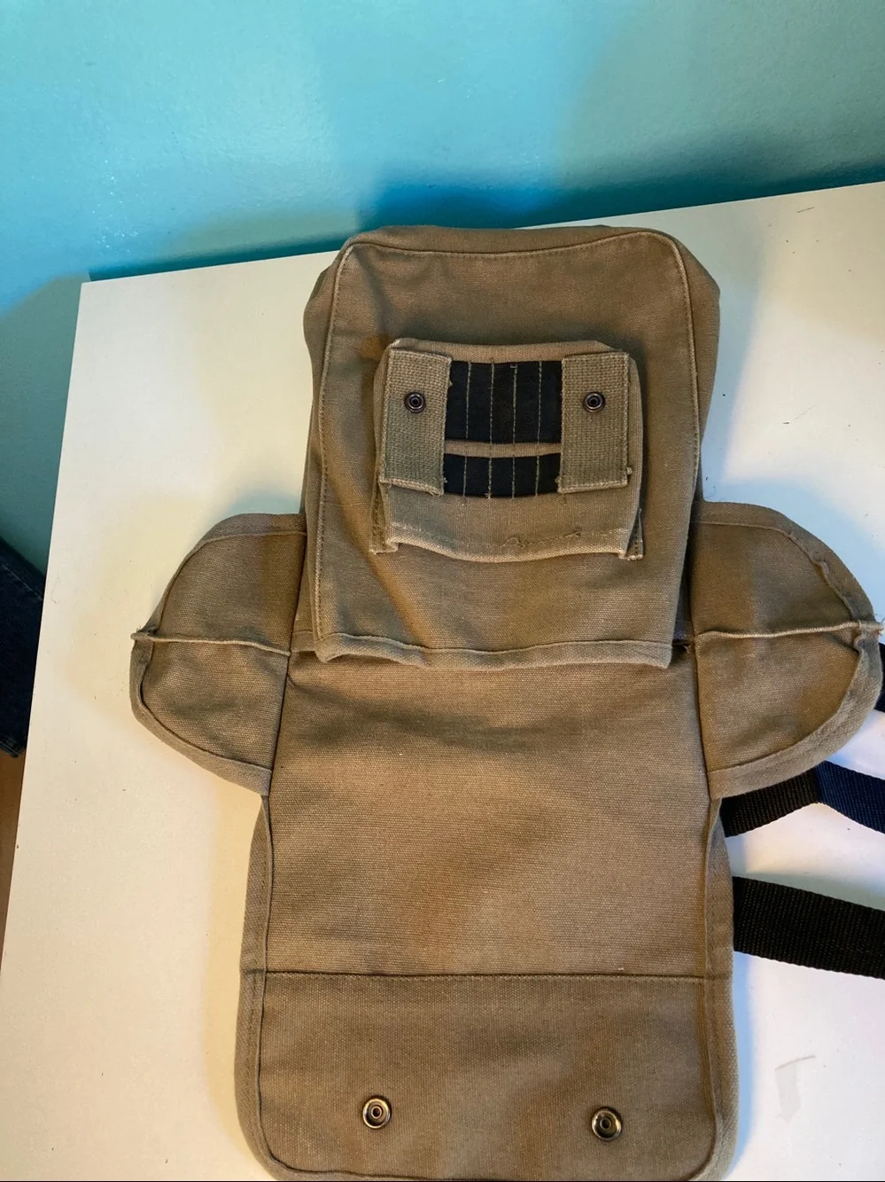 Rothco Heavy Canvas Map Case Shoulder Bag Tech Tablet Pack Mens Olive Crossbody